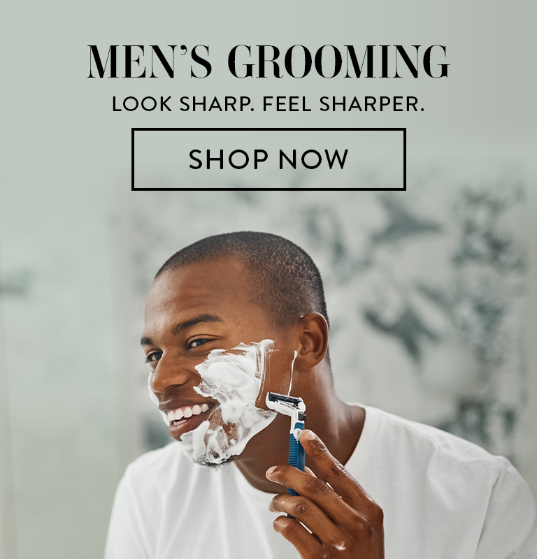 Men's Grooming. Look Sharp. Feel Sharper. Shop Now.
